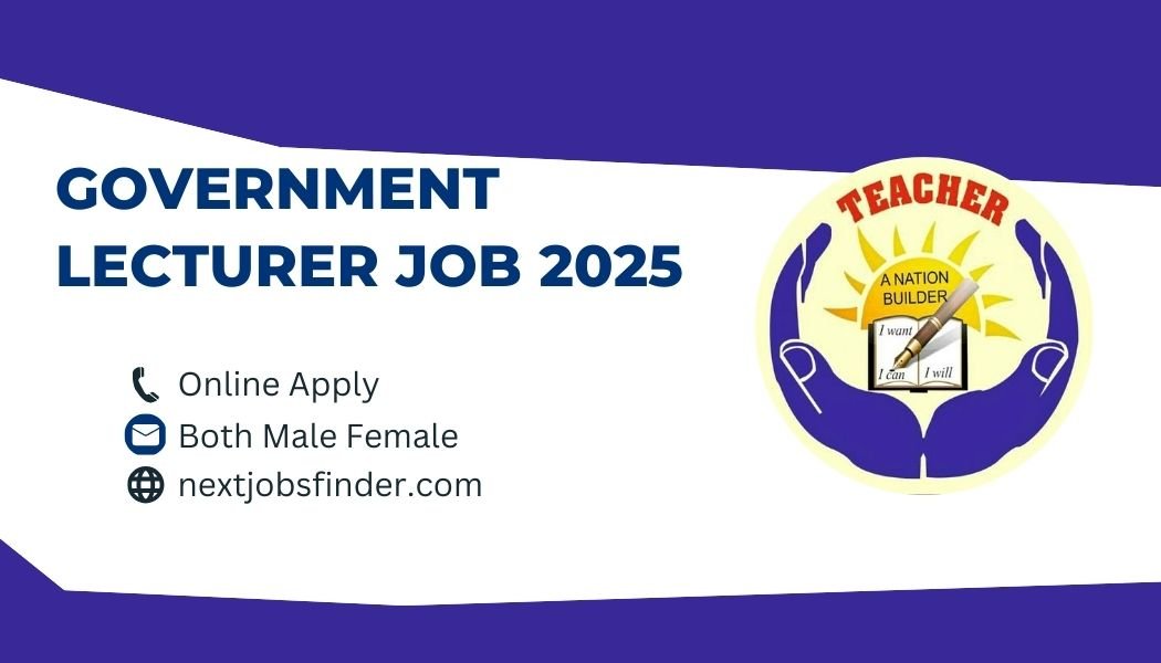 Government Lecturer Job 2025