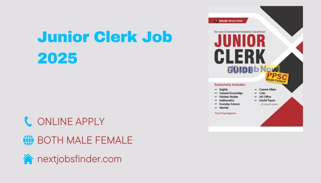 Junior Clerk Job 2025