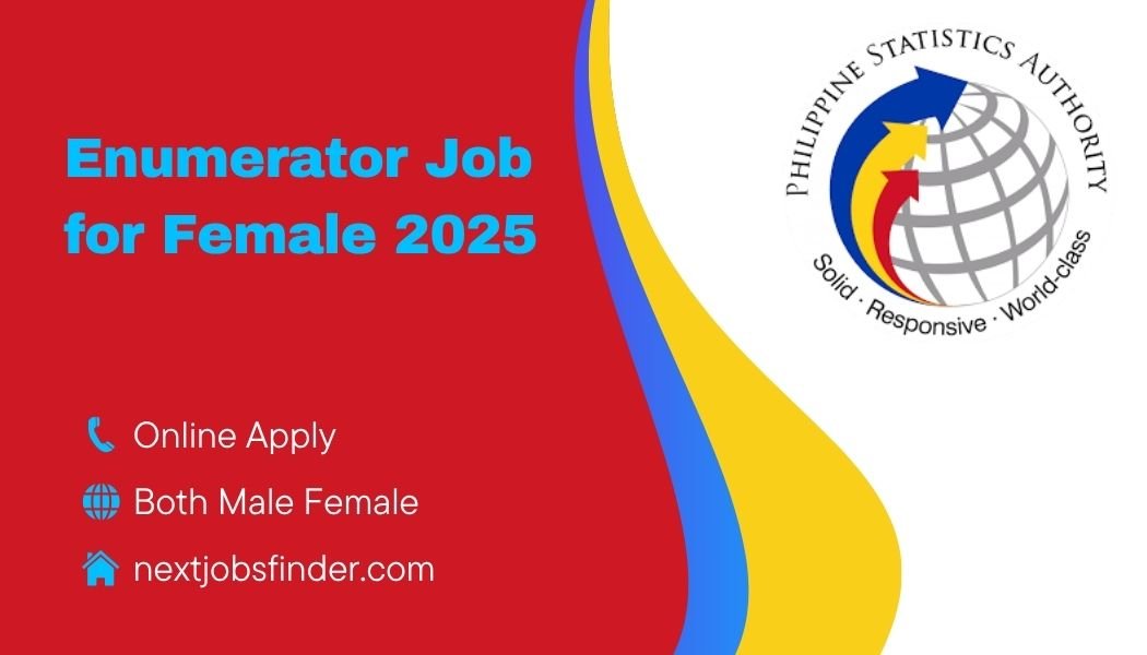Enumerator Job for Female 2025