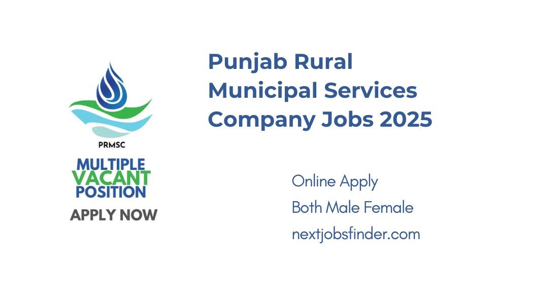 Punjab Rural Municipal Services Company Jobs 2025