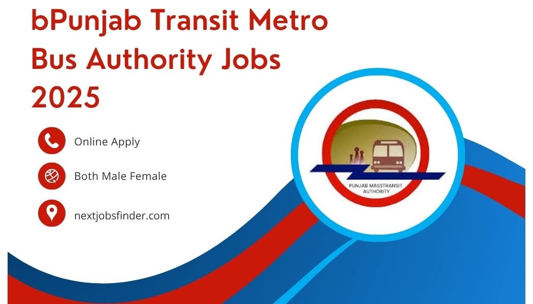 Punjab Transit Metro Bus Authority Jobs 2025