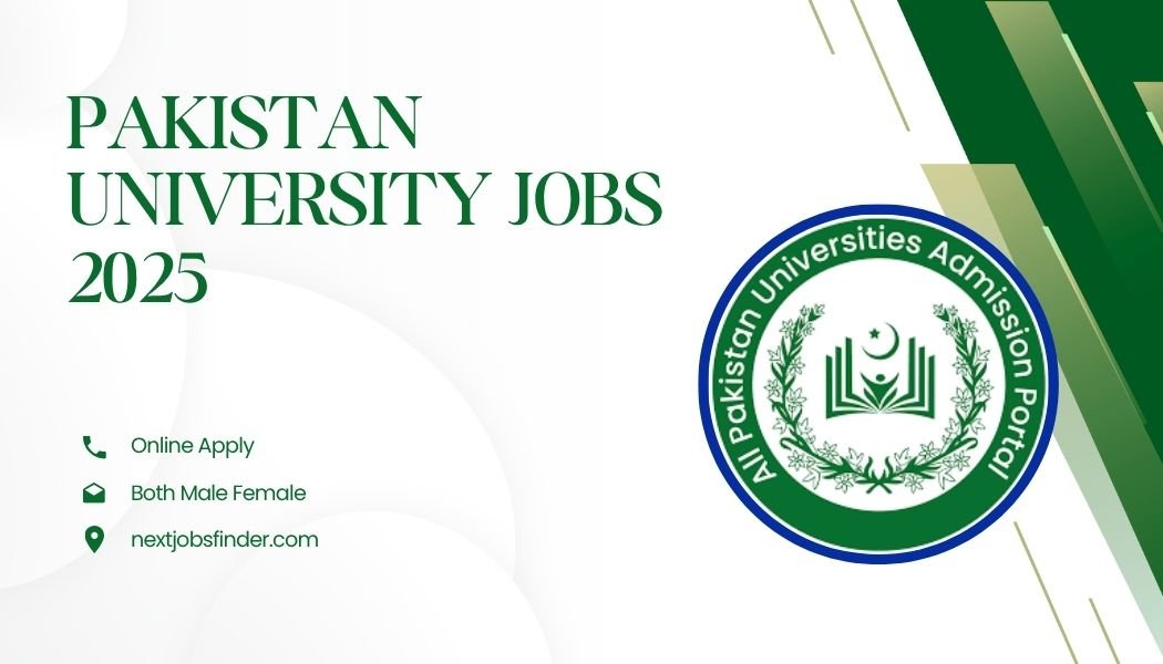 Pakistan University Jobs 2025